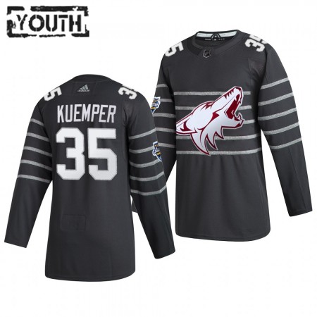 Arizona Coyotes Darcy Kuemper 35 Grijs Adidas 2020 NHL All-Star Authentic Shirt - Kinderen